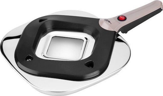 Tischplatte Elektrischer Grill 475W Edelstahl mit Deckel 37x44cm