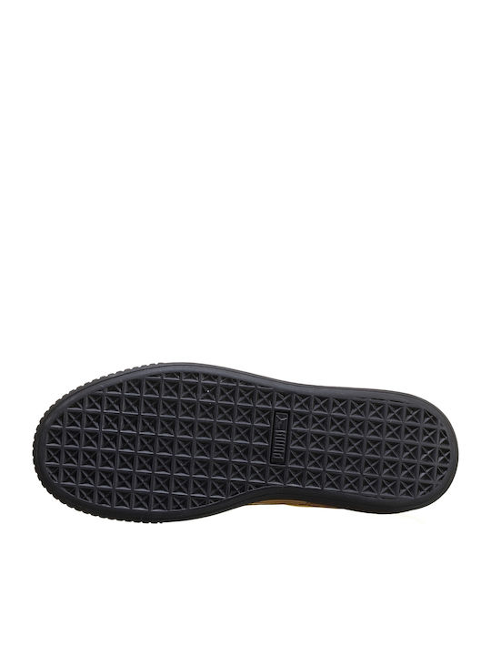 Basket Platform Sneakers Yellow
