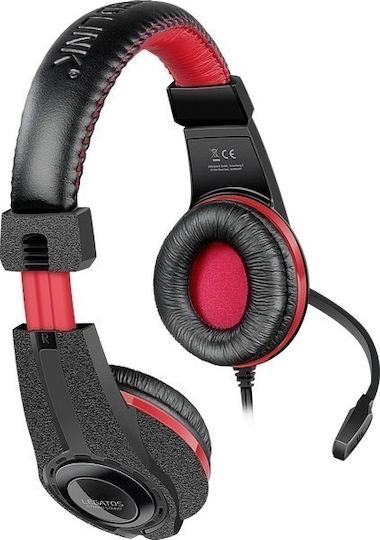 SpeedLink Legatos Over Ear Gaming Headset με σύνδεση 3.5mm Κόκκινο