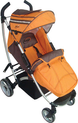 Bebe Stars Cayenne Regenschirm Kinderwagen Geeignet für Neugeborene Orange 7.5kg