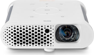 BenQ GS1 Mini 3D Projector HD Λάμπας LED με Wi-Fi και Ενσωματωμένα Ηχεία Λευκός