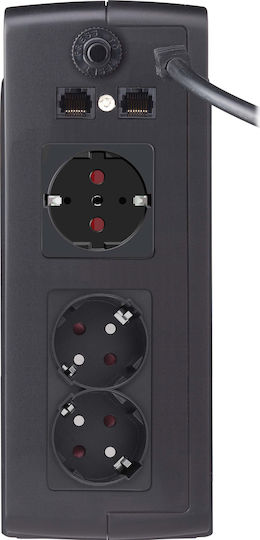 Powerwalker VFD 1000 UPS Off-Line 1000VA 600W με 3 Schuko Πρίζες