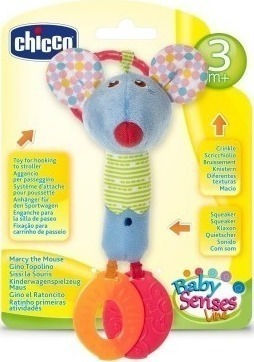 Chicco Pendant Toy for Car with Teether Mouse for 3++ Months 7654