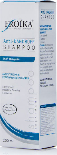 Froika Anti-Dandruff Σαμπουάν για Ευαίσθητο Τριχωτό κατά της Πιτυρίδας & της Τριχόπτωσης για Ξηρά Μαλλιά Μαλλιά 200ml