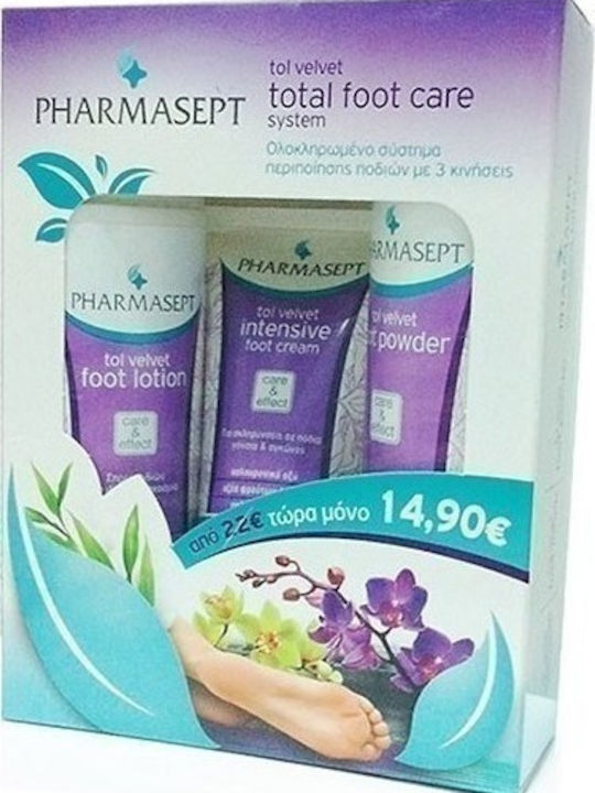 Pharmasept Tol Velvet Total Foot Care System Hautpflegeset für Feuchtigkeitsspendend Pharmasept Tol Velvet Total Foot Care System Hautpflegeset für Feuchtigkeitsspendend