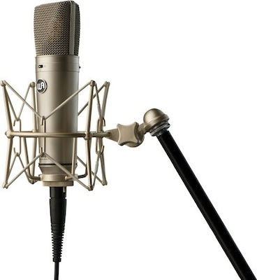 Warm Audio Condenser XLR Microphone WA-87 Shock Mounted/Clip On for Voice In Gold Colour