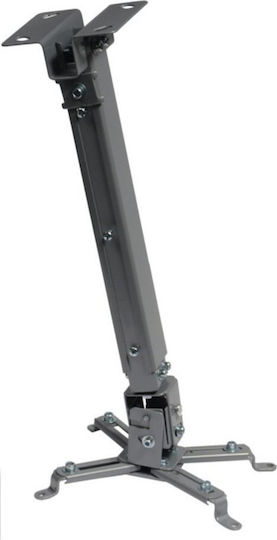 Maclean Energy Projector Mount Ceiling with Maximum Load Capacity of 20kg Gray