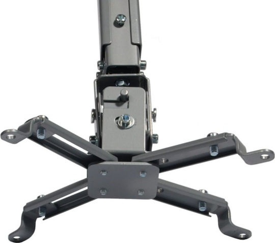 Maclean Energy Projector Mount Ceiling with Maximum Load Capacity of 20kg Gray