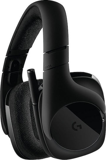Logitech G533 Fără fir Over Ear Gaming Headset cu conexiune USB Negru