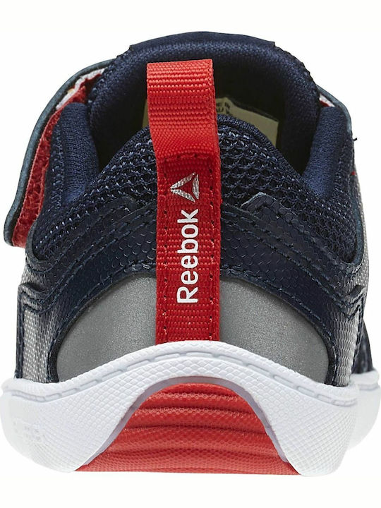 Ventureflex Stride 5.0 Kids Sports Shoes Running with Hoop & Loop Closure Navy Blue