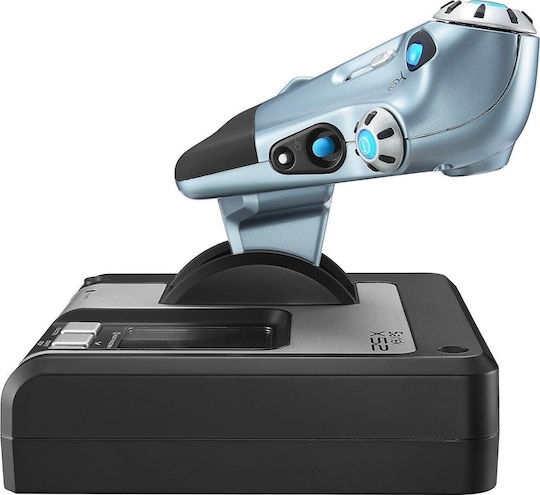 Logitech G Saitek X52 Flight Control System Joystick Cu fir