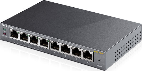 TP-LINK TL-SG108PE Unmanaged L2 PoE Switch with 8 Ethernet Ports