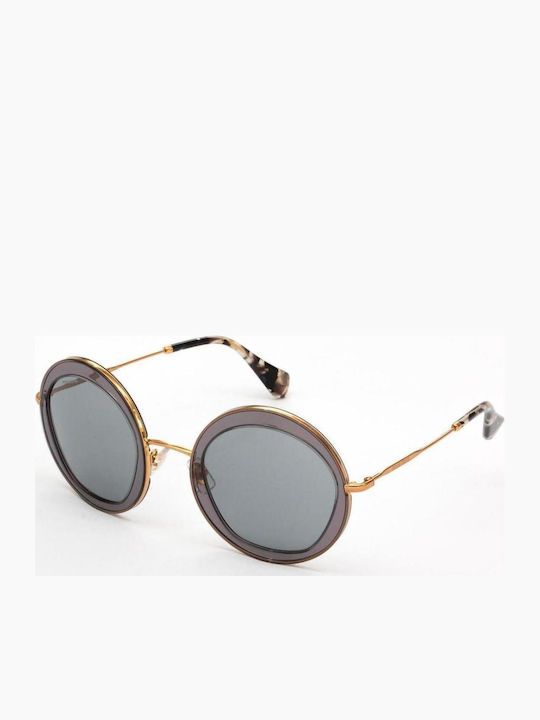 Miu Miu 50QS ROY/3C2 Sonnenbrillen Gray mit Mixed Gestell Miu Miu 50QS ROY/3C2 Sonnenbrillen Gray mit Mixed Gestell