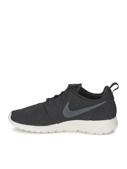 Roshe Run Herren Sneakers Black / Anthracite Sail