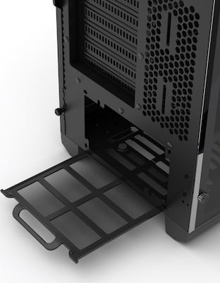 Phanteks Enthoo Pro M Tempered Glass Turnul Midi Cutie de calculator cu fereastră laterală Negru