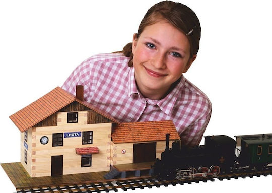 Walachia Παιχνίδι Κατασκευών Ξύλινo Train Station Nr.36 για Παιδιά 8+ Ετών
