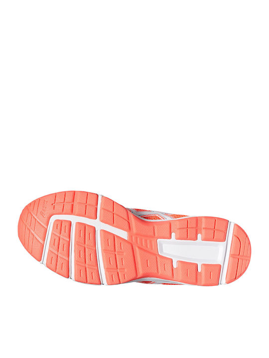 Gel Galaxy 9 Gs Kids Sports Shoes Running with Laces Orange
