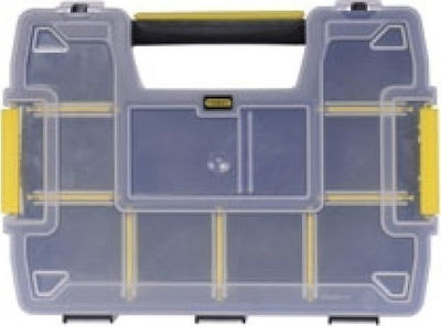 Stanley SortMaster Tool Compartment Organiser 10 Slot Adjustable Black 29.5x21.5x6.5cm