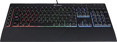 Corsair K55 RGB Gaming Πληκτρολόγιο με RGB φωτισμό (Ελληνικό)