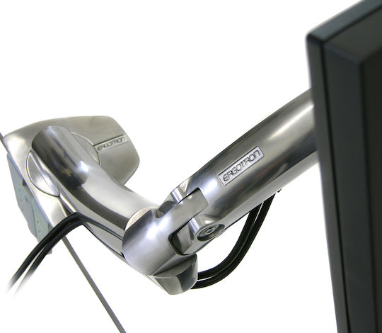 Ergotron MX Halterung Auf dem Schreibtisch Monitor bis 30" mit Arm Silber