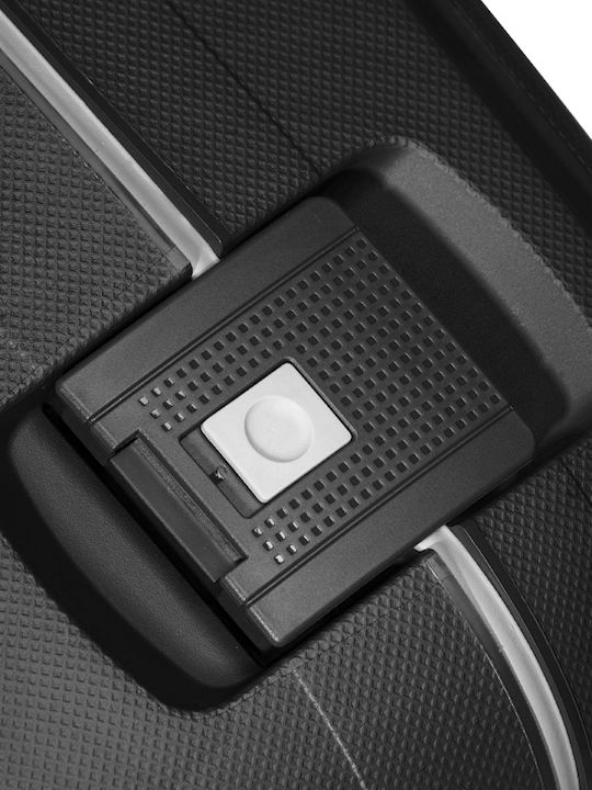 Samsonite S'cure Große Hartschale Reisegepäck Schwarz mit 4 Räder Höhe 75cm