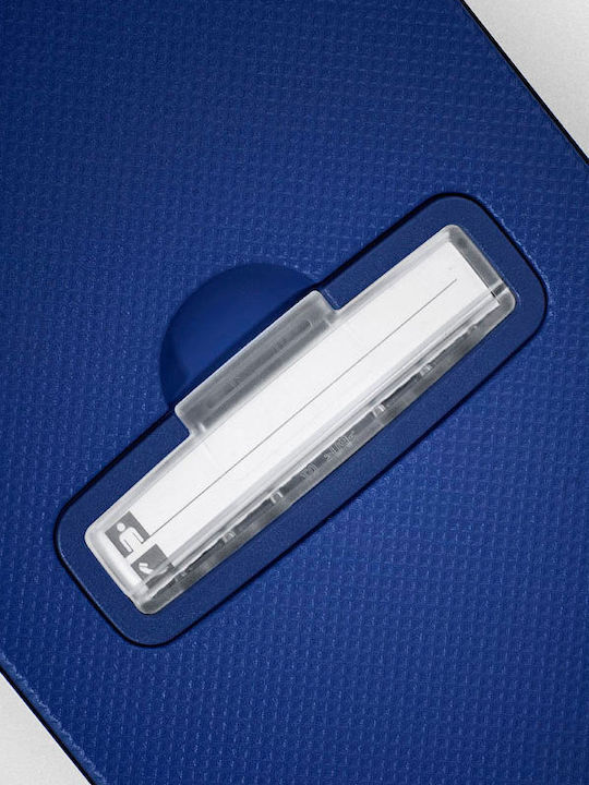 Samsonite S'cure Βαλίτσα Ταξιδίου Καμπίνας Σκληρή Μπλε με 4 Ρόδες Ύψους 55εκ.