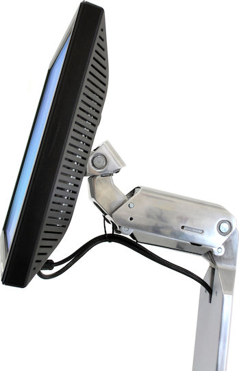 Ergotron Neo-Flex Βάση Δαπέδου Περιφερειακών με Ροδάκια Ασημί 24-206-214