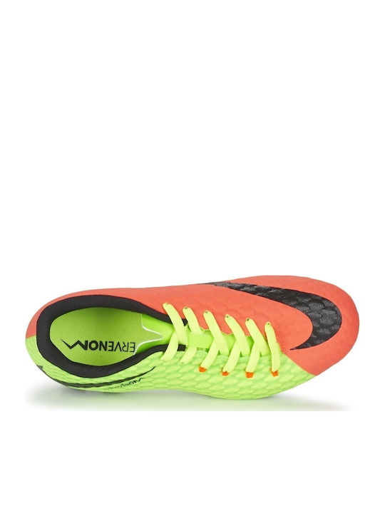 Hypervenom Phelon III FG FG Παιδικά Ποδοσφαιρικά Παπούτσια με Τάπες Πράσινα