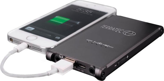 TerraTec HA-1 Power Bank 3000mAh mit USB-A Anschluss Schwarz