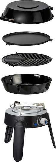Cadac BBQ Safari Chef 2 LP Portable Gas Grill with 1 pcs 1.8kW