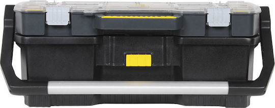 Stanley Hand Tool Box Plastic with Lid Organizer P55xB32xH25cm Quantity 2