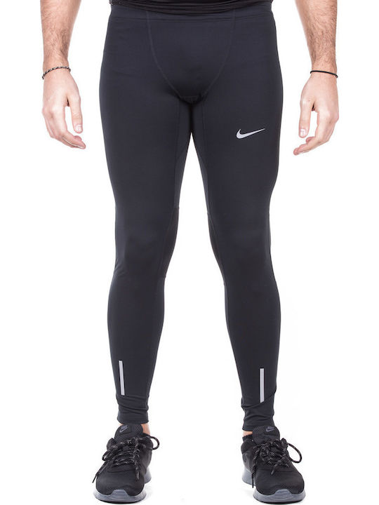 Nike Power Tech Running Ανδρικό Αθλητικό Κολάν Μακρύ Μαύρο