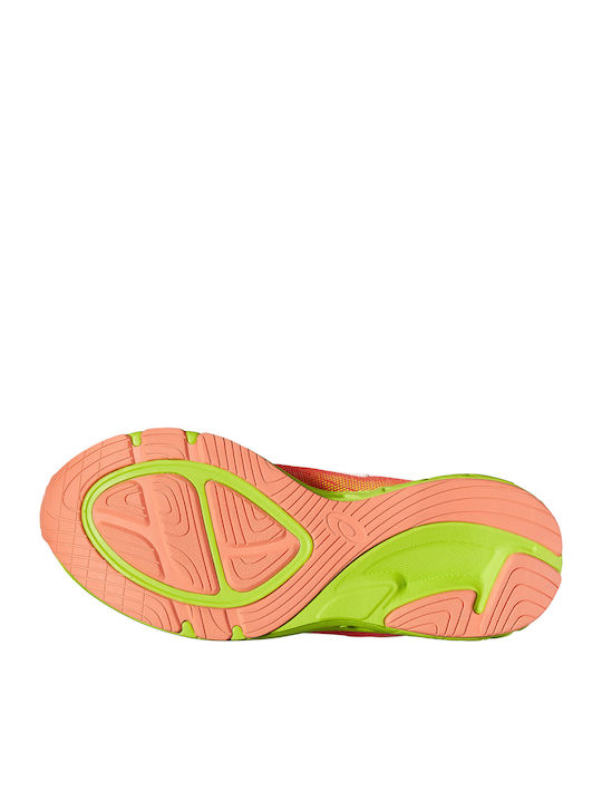 Noosa Gs Kids Sports Shoes Running with Laces Orange