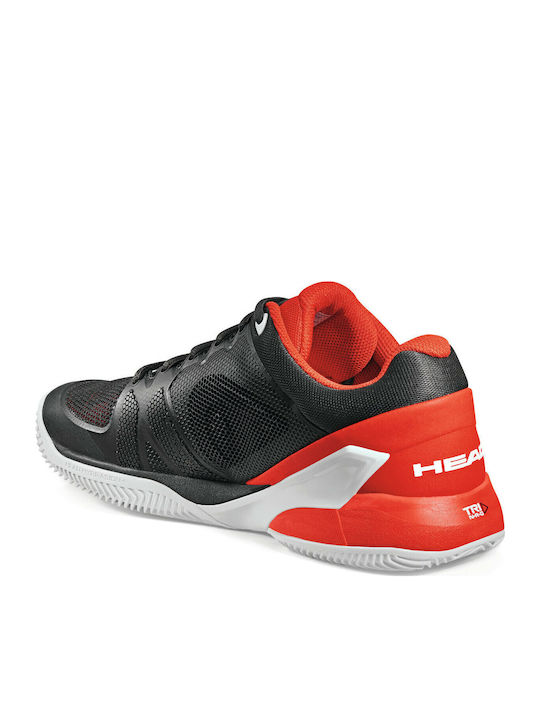 Head Revolt Pro 2.0 Men's Tennis Shoes for Clay Courts Black
