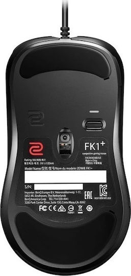 Zowie FK1+ Gaming Ποντίκι 3200 DPI Μαύρο