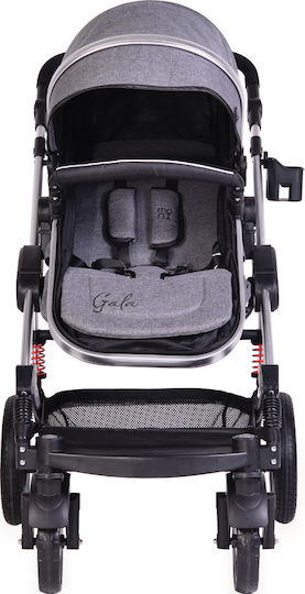 Moni Gala Adjustable 2 in 1 Baby Stroller Suitable for Newborn Dark Grey 12kg