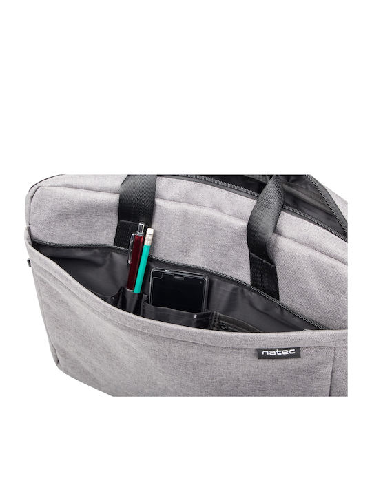 Natec Mustela Shoulder / Handheld Bag for 15.6" Laptop Gray