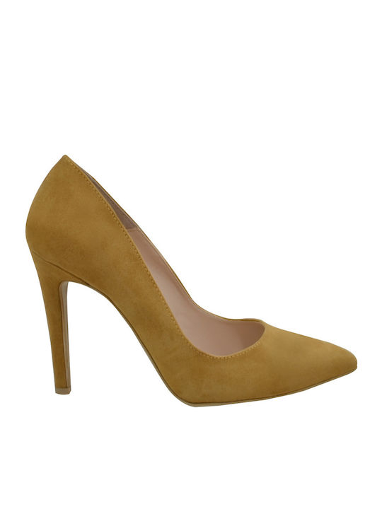 S.Piero Tabac Suede Pumps Tabac Braun