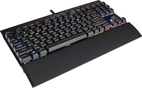 Corsair K65 RGB Rapidfire Gaming Μηχανικό Πληκτρολόγιο Tenkeyless με Cherry MX Speed διακόπτες και RGB φωτισμό (Αγγλικό UK)