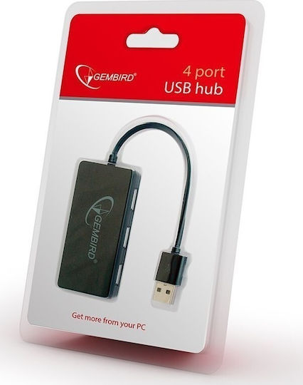 Gembird Hub 4 Θυρών USB 2.0 με σύνδεση USB-A
