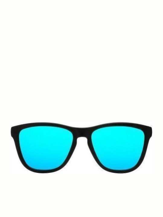 Hawkers One Unisex Γυαλιά Ηλίου με Μαύρο Κοκκάλινο Σκελετό και Τιρκουάζ Καθρέφτη Φακό OTR29