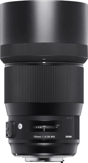 Sigma Full Frame Φωτογραφικός Φακός 135mm f/1.8 DG HSM Art Telephoto για Nikon F Mount Μαύρος