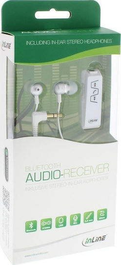 InLine 55354W In-ear Bluetooth Handsfree Ακουστικά Λευκά