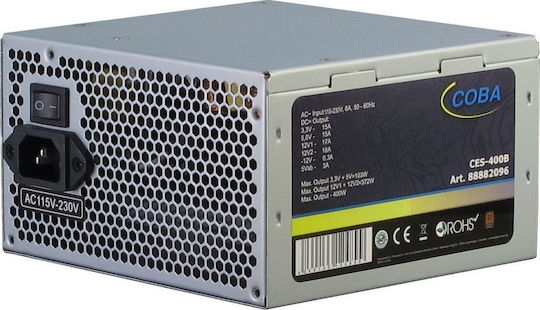 Inter-Tech Coba CS-400B 400W Negru Sursă de Alimentare Calculator Complet cu fir 80 Plus Bronze