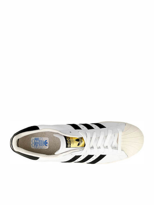 Adidași Superstar Albi / Negru Principal / Alb Creta