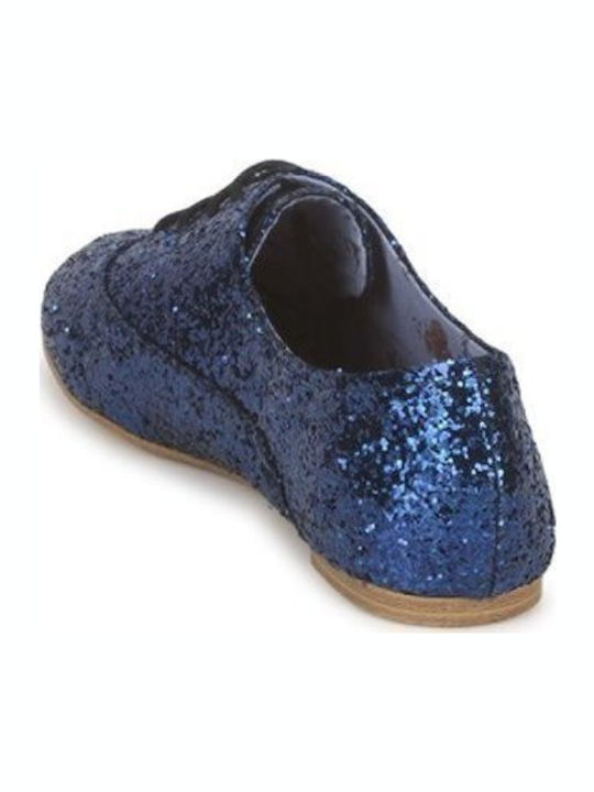 Natalie A20206FPRFS285 Navy Glitter Damen Oxfords in Marineblau Farbe