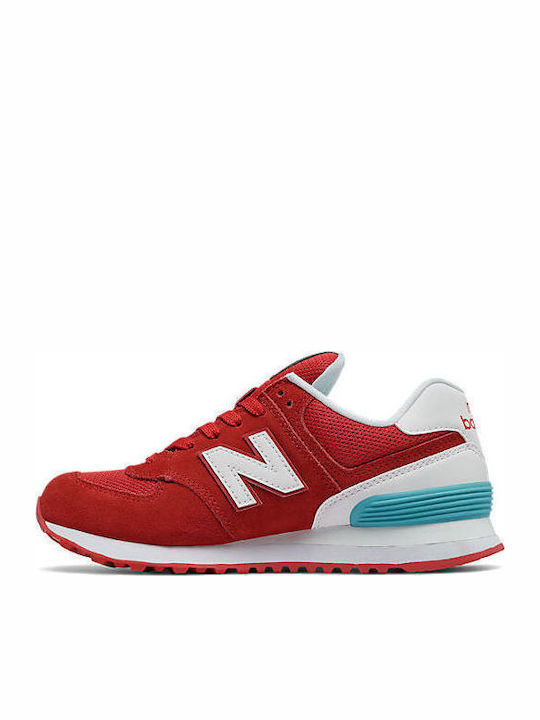574 Damen Sneakers Rot