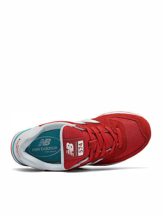 574 Damen Sneakers Rot
