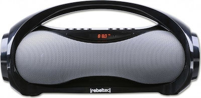 Rebeltec Soundbox 320 Bluetooth-Lautsprecher 16W mit Radio und Batterielaufzeit bis zu 8 Stunden Black