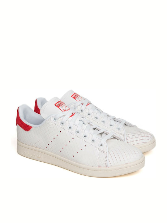 Stan Smith Femei Sneakers Sliced White / Red